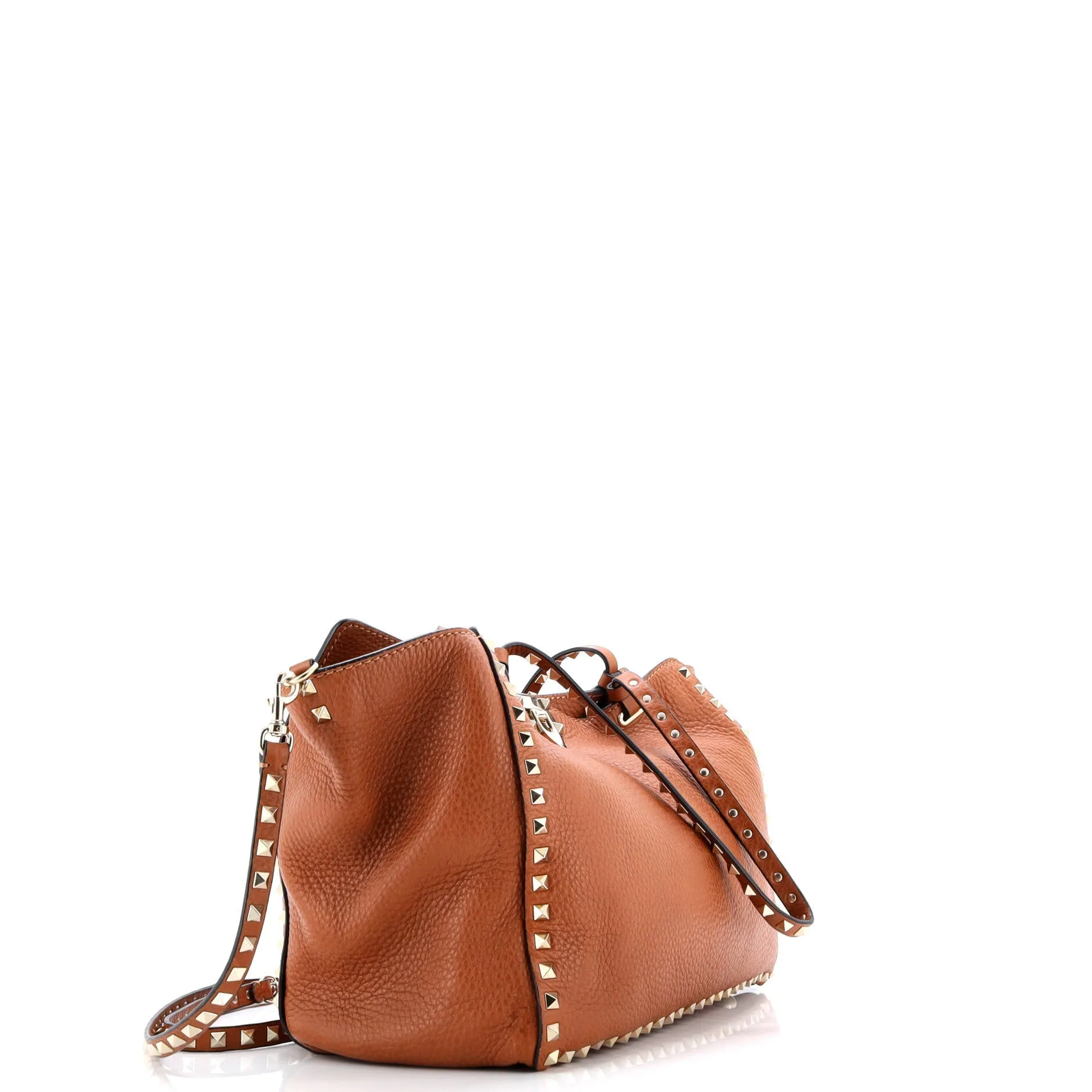 Pre-Loved Valentino Rockstud Tote Pebbled Leather Medium sold by Zulily product image thumbnail 2