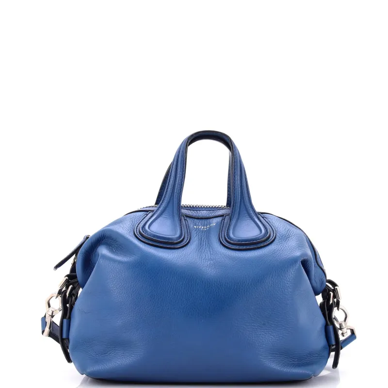 Pre-Loved Givenchy Nightingale Satchel Waxed Leather Small sold by Zulily