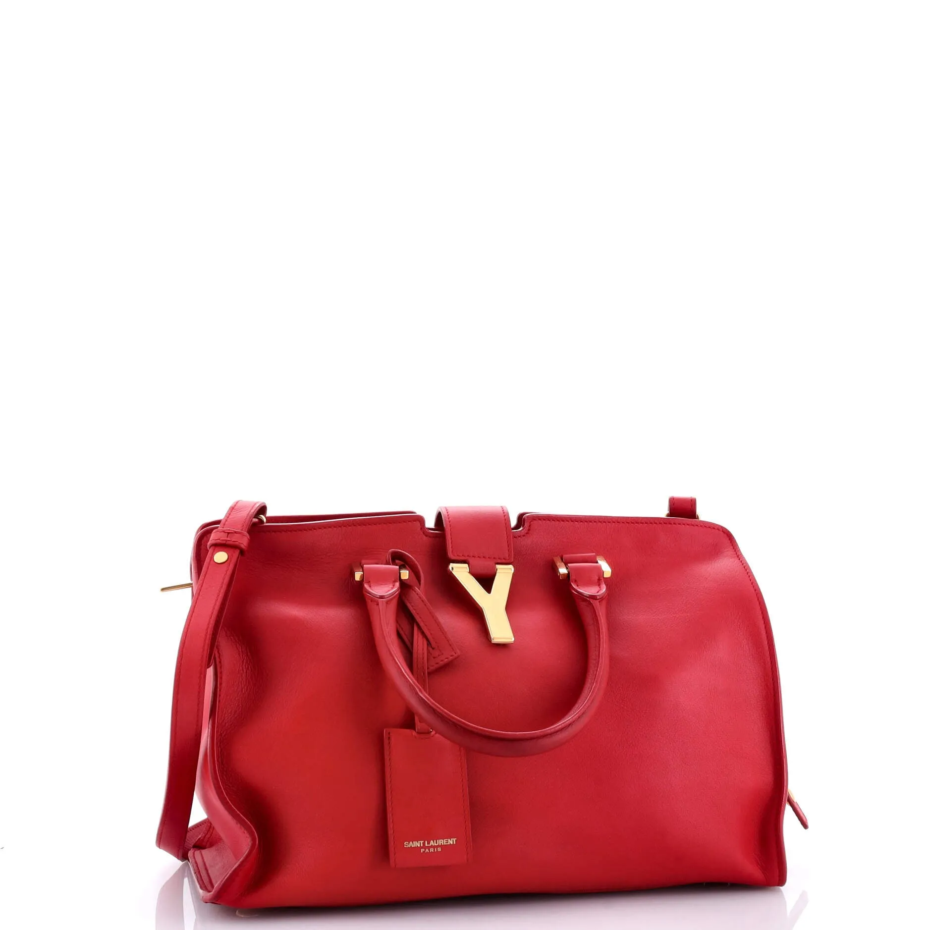 Pre-Loved Saint Laurent Classic Y Cabas Leather Small sold by Zulily product image thumbnail 2