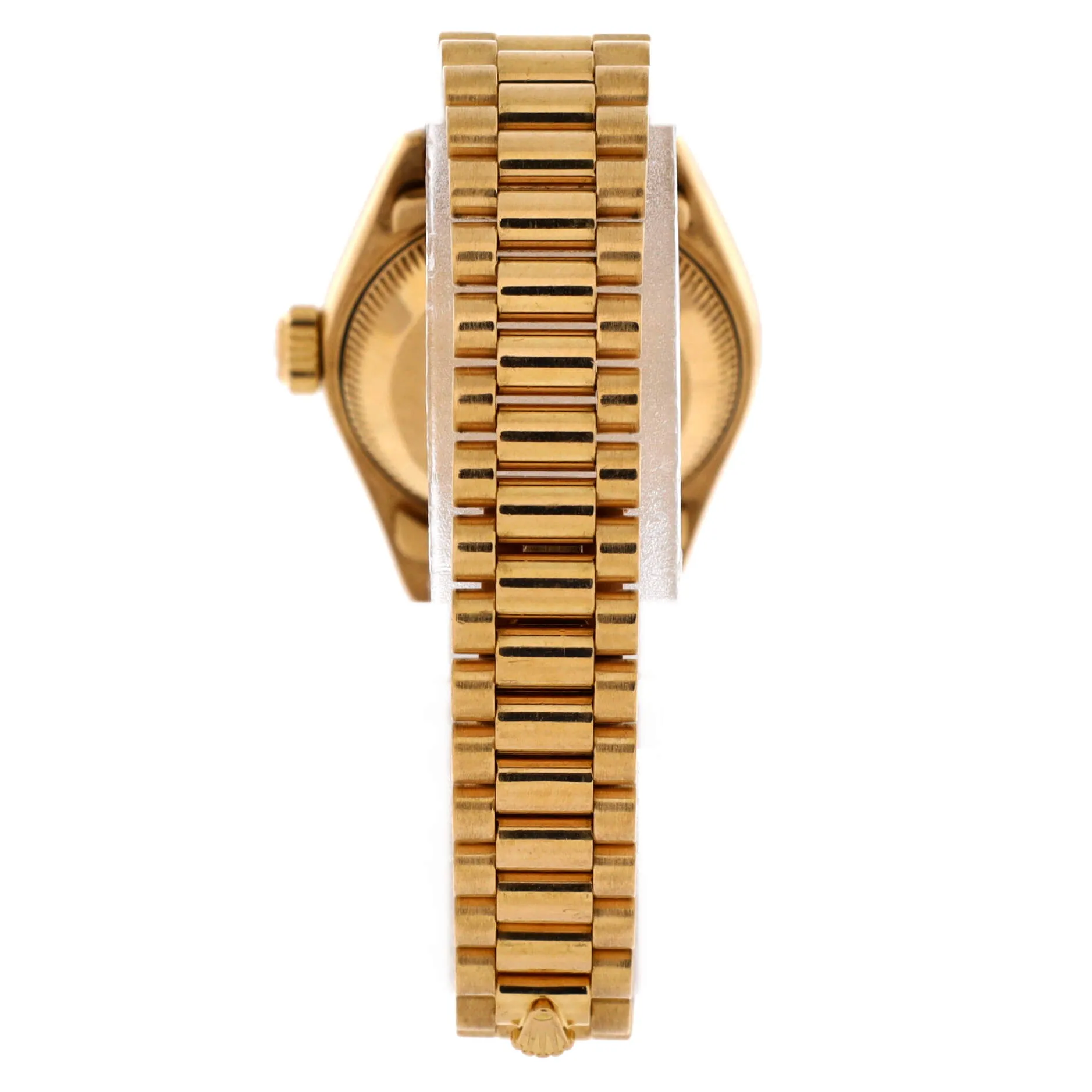 Pre-Loved Rolex Oyster Perpetual Datejust Automatic Watch Yellow Gold with Diamond Markers 26 sold by Zulily product image thumbnail 5