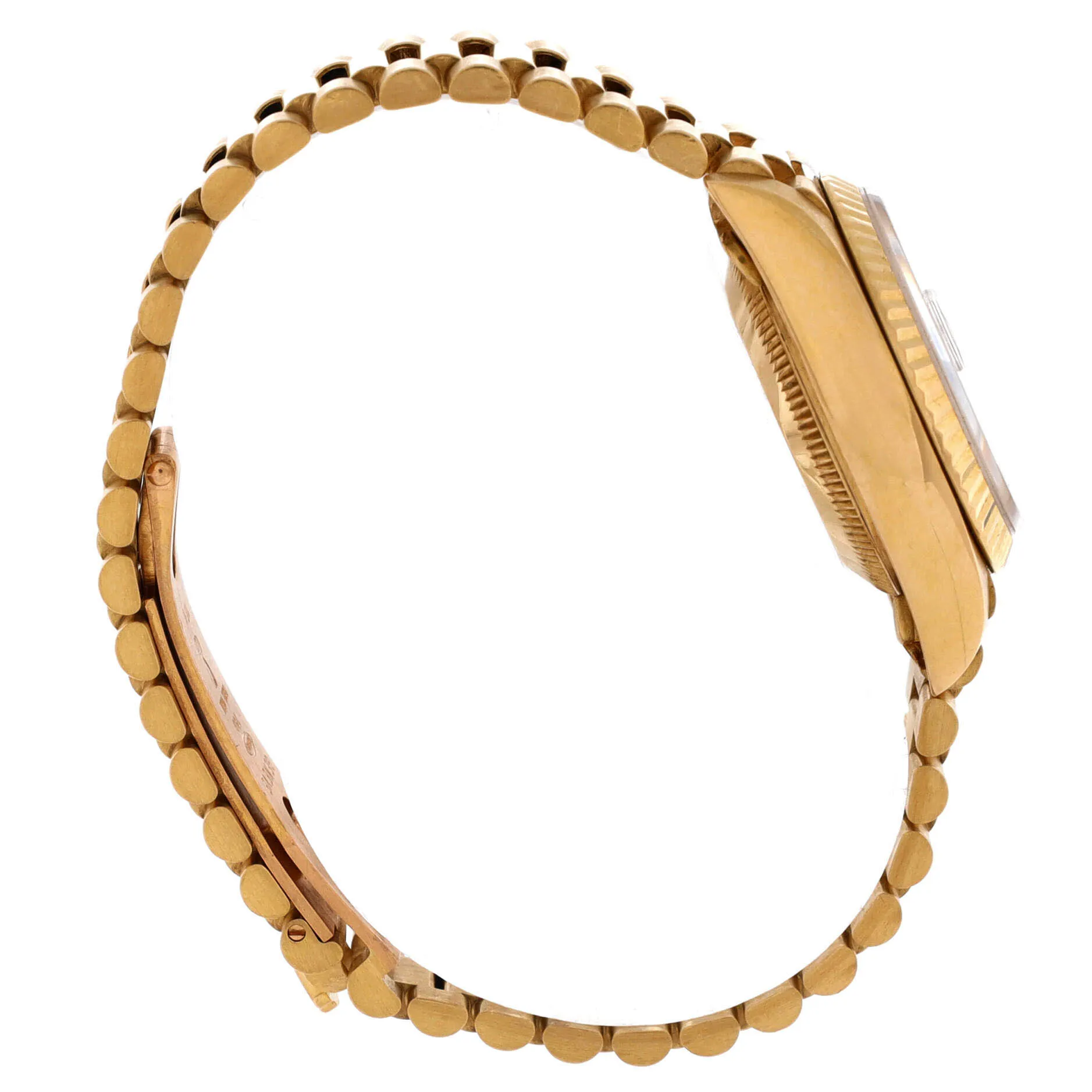 Pre-Loved Rolex Oyster Perpetual Datejust Automatic Watch Yellow Gold with Diamond Markers 26 sold by Zulily product image thumbnail 4