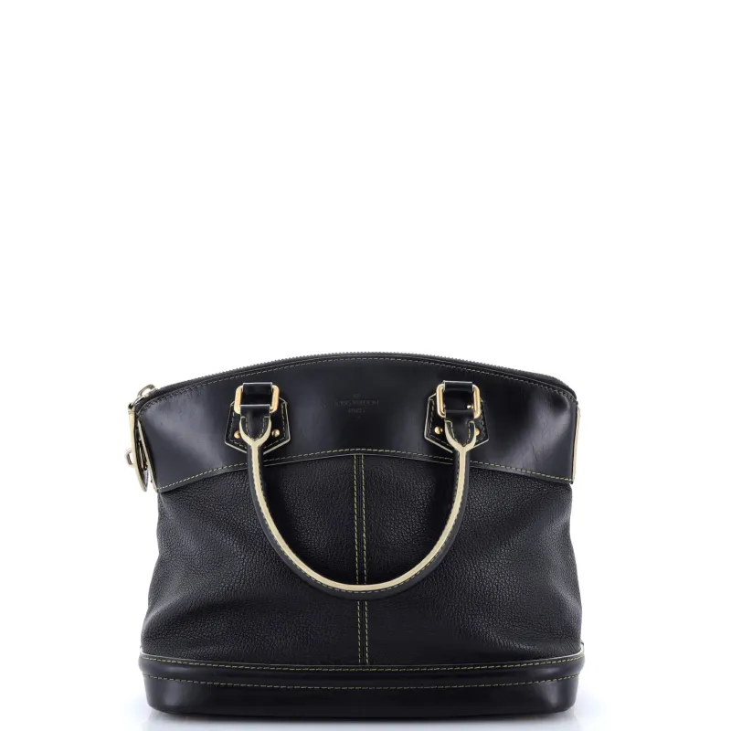 Pre-Loved Louis Vuitton Suhali Lockit Handbag Leather PM sold by Zulily