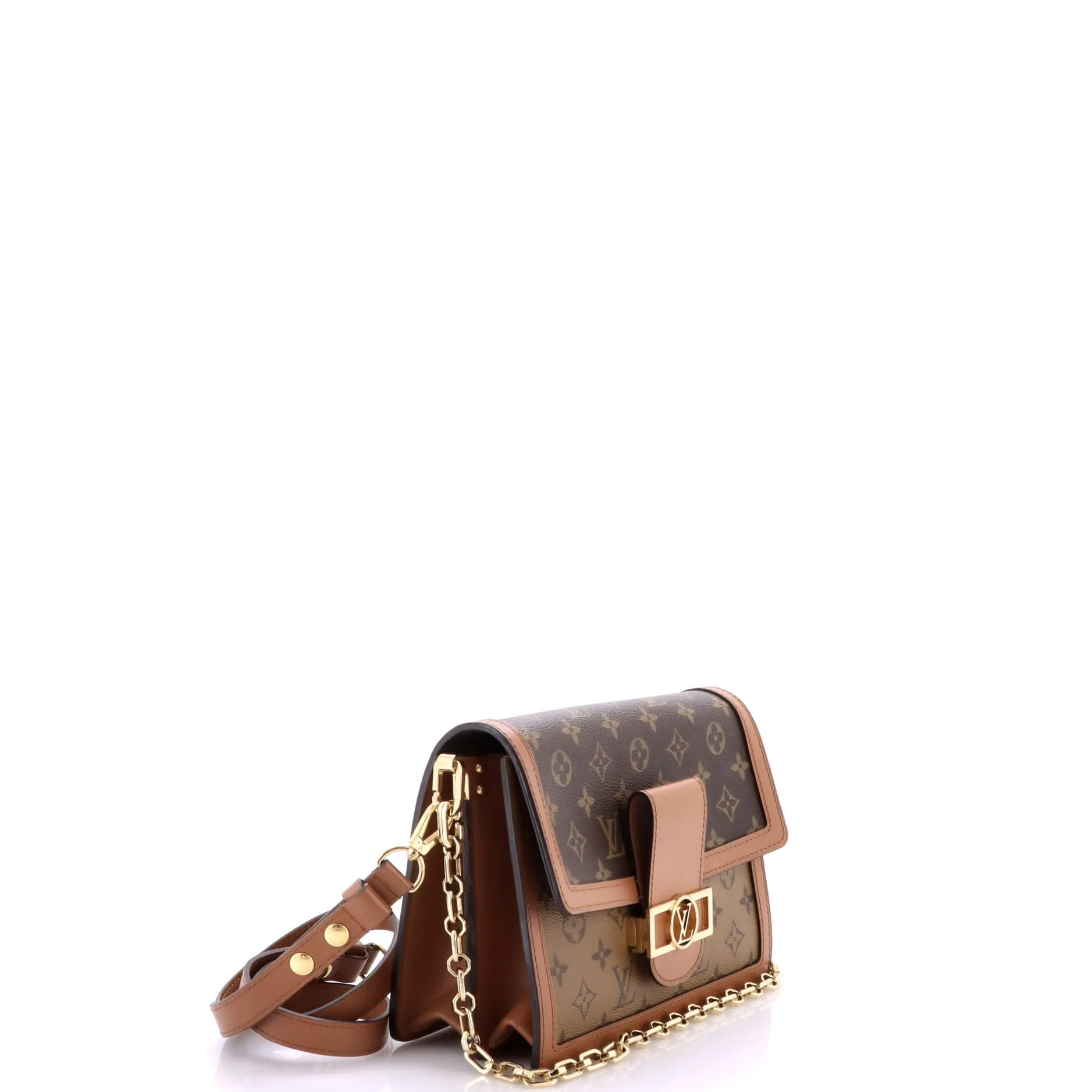 Pre-Loved Louis Vuitton Dauphine Shoulder Bag Reverse Monogram Canvas MM sold by Zulily product image thumbnail 2