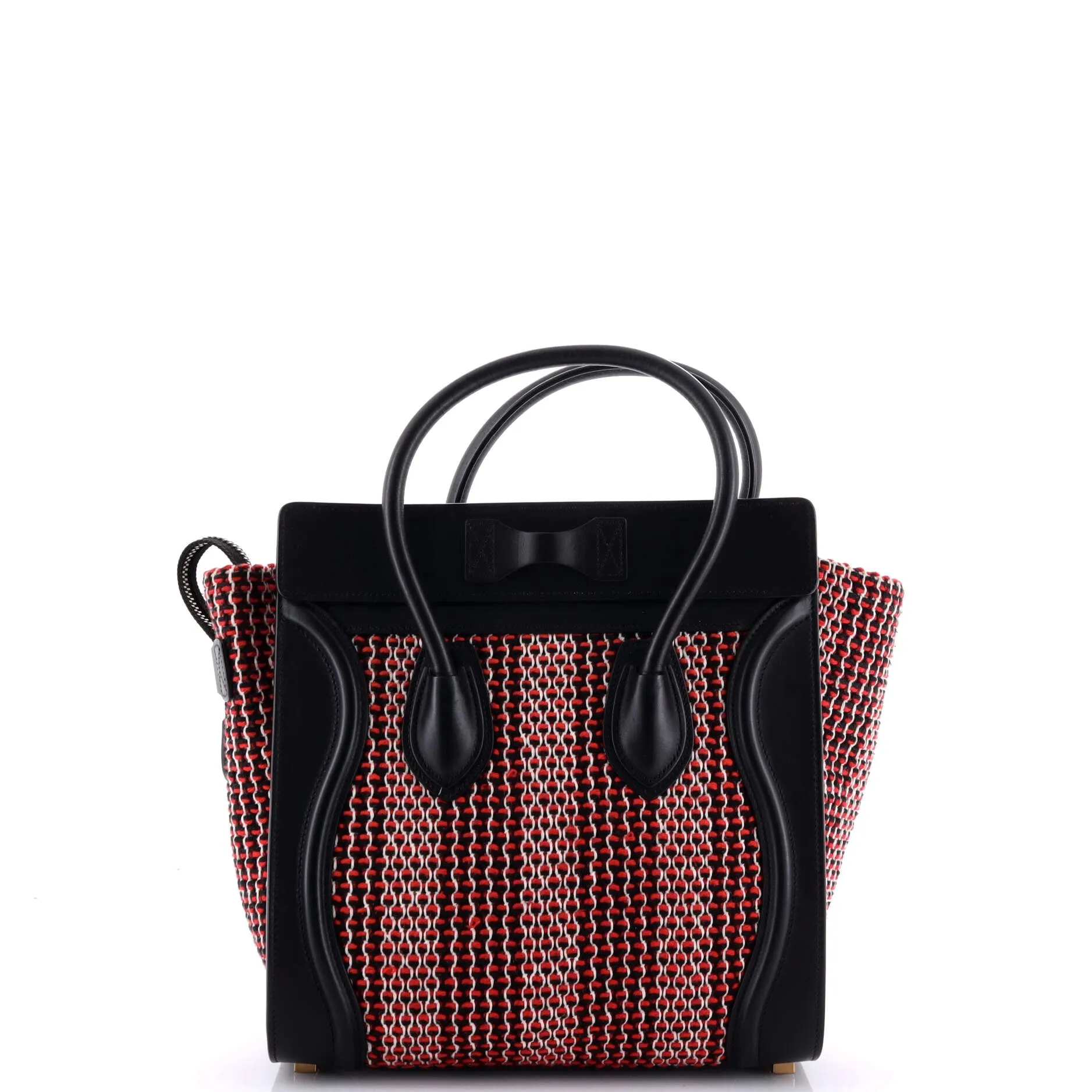 Pre-Loved Celine Luggage Bag Tweed Micro sold by Zulily product image thumbnail 3