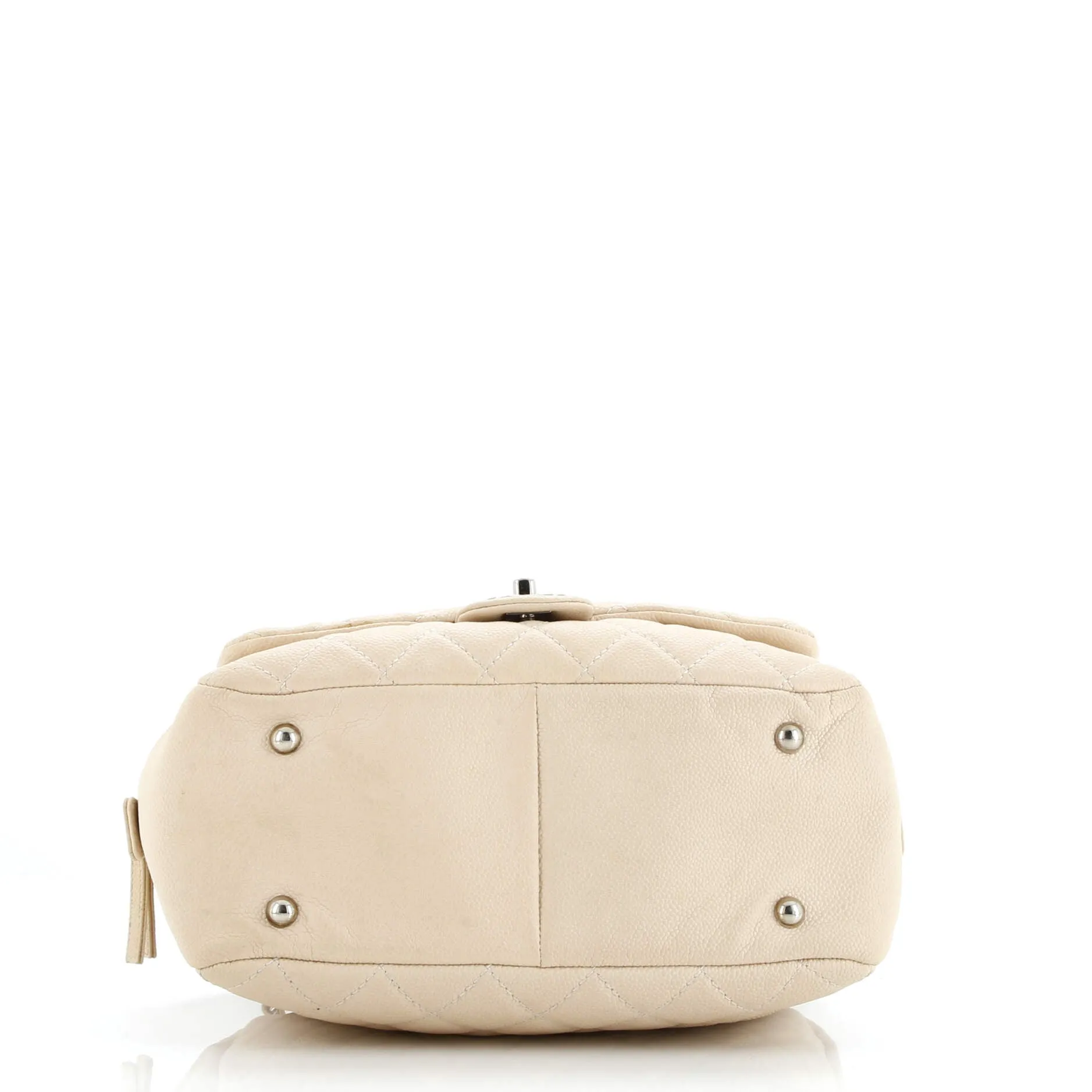 Pre-Loved Chanel Camera Case Flap Bag Quilted Caviar Medium sold by Zulily product image thumbnail 4