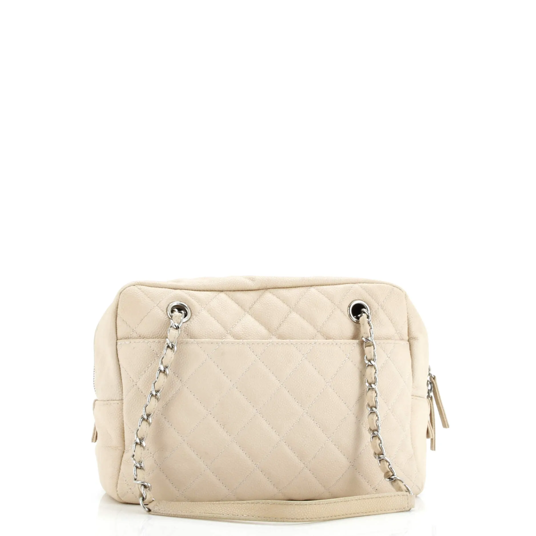 Pre-Loved Chanel Camera Case Flap Bag Quilted Caviar Medium sold by Zulily product image thumbnail 3