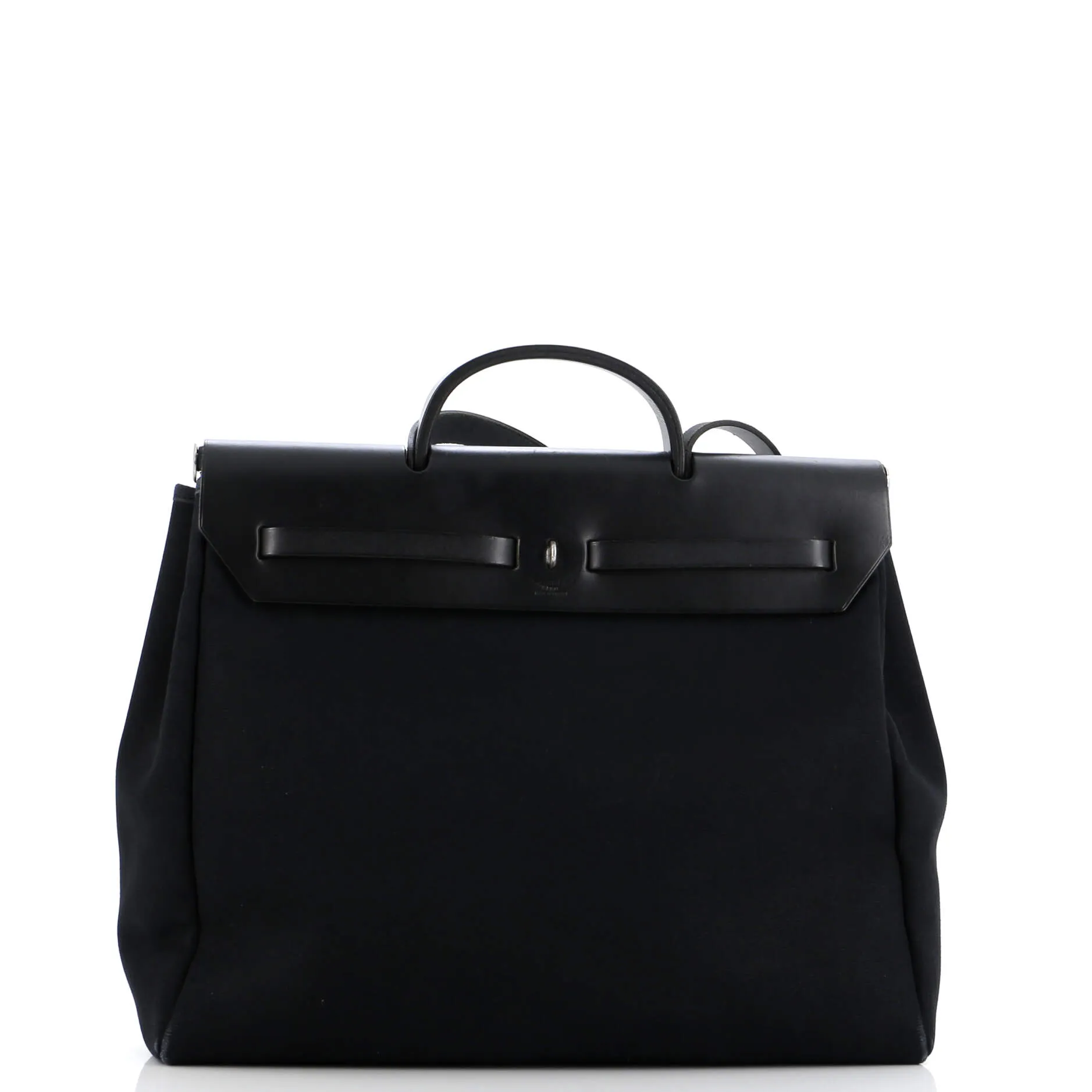 Pre-Loved Hermes Herbag Toile and Leather MM sold by Zulily product image thumbnail 4