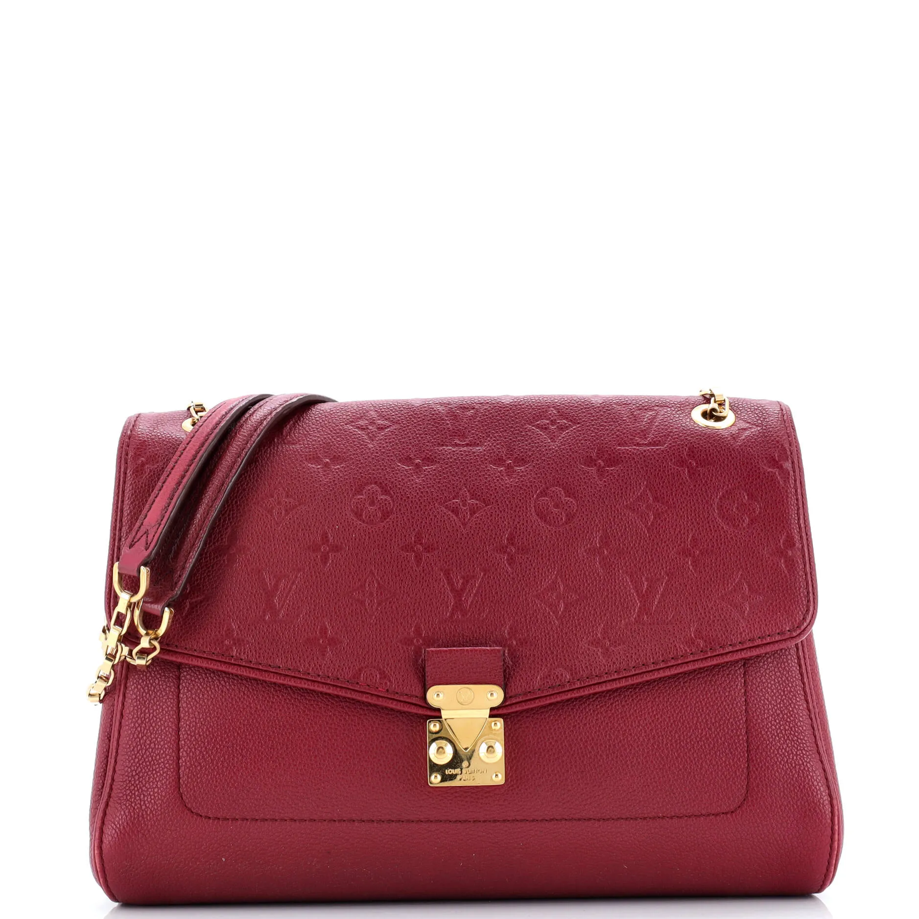 Pre-Loved Louis Vuitton Saint Germain Handbag Monogram Empreinte Leather MM sold by Zulily