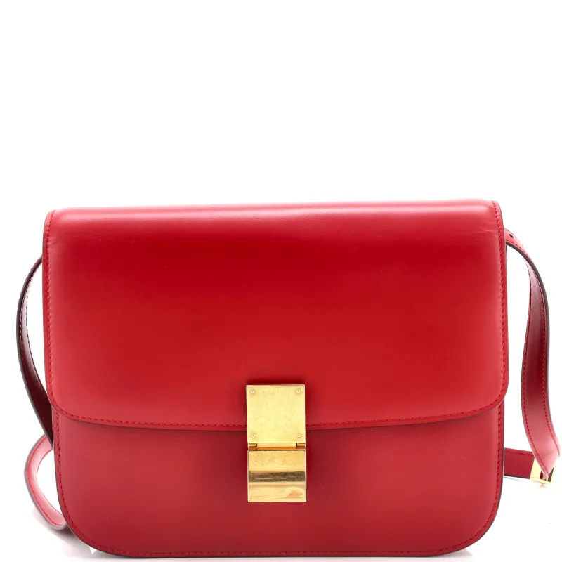Pre-Loved Celine Classic Box Bag Smooth Leather Medium sold by Zulily