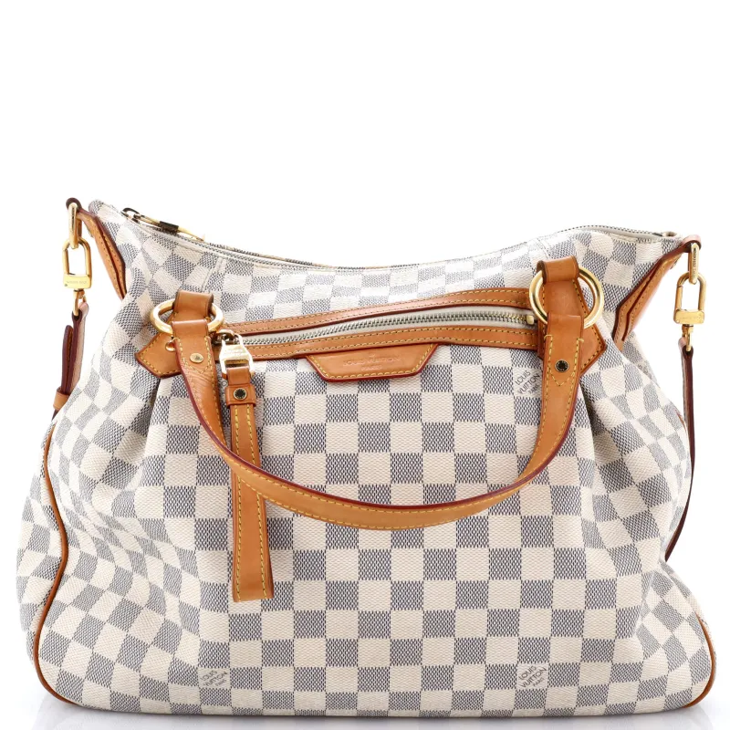 Pre-Loved Louis Vuitton Evora Handbag Damier GM sold by Zulily