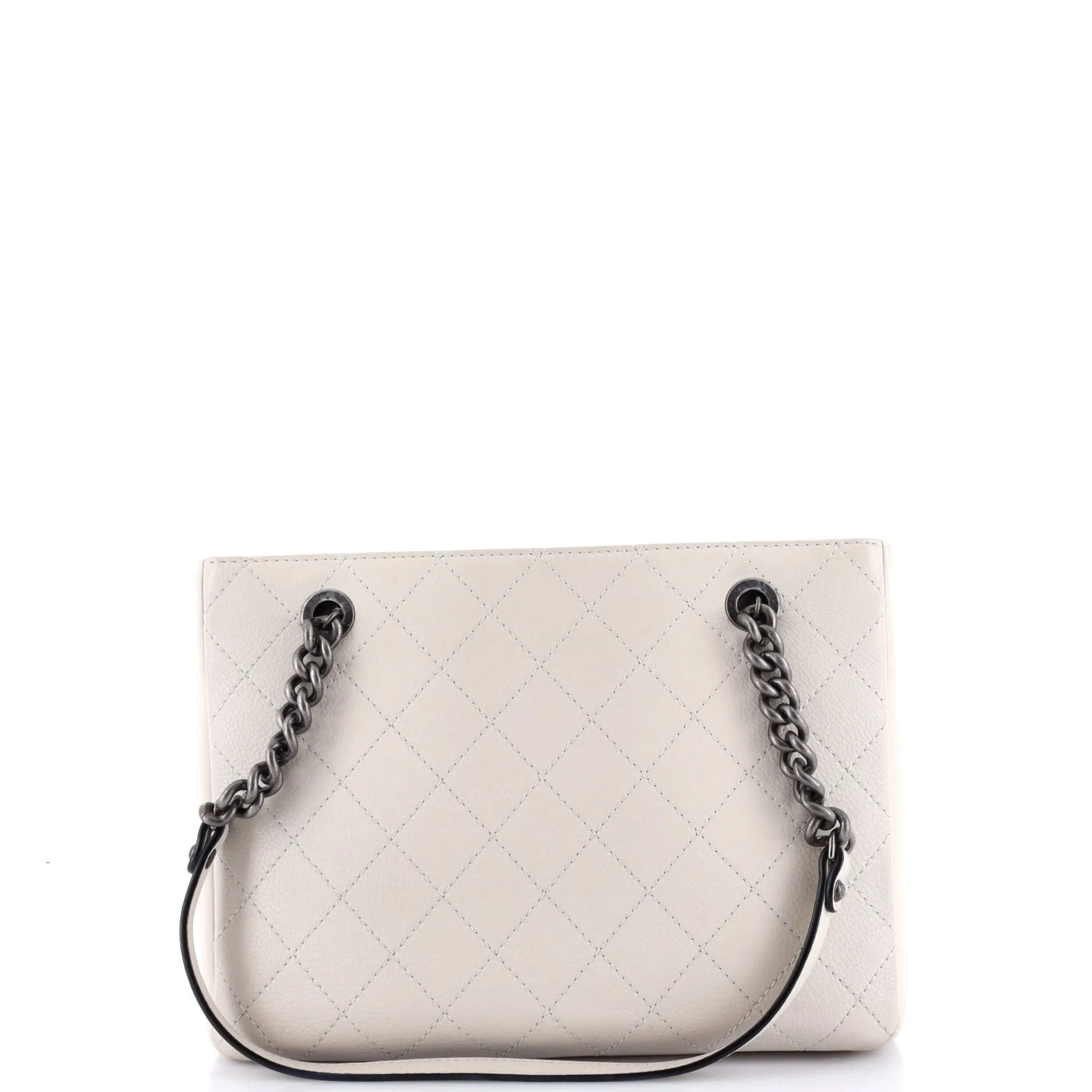 Pre-Loved Chanel Archi Chic Shopping Tote Quilted Grained Calfskin Small sold by Zulily product image thumbnail 3