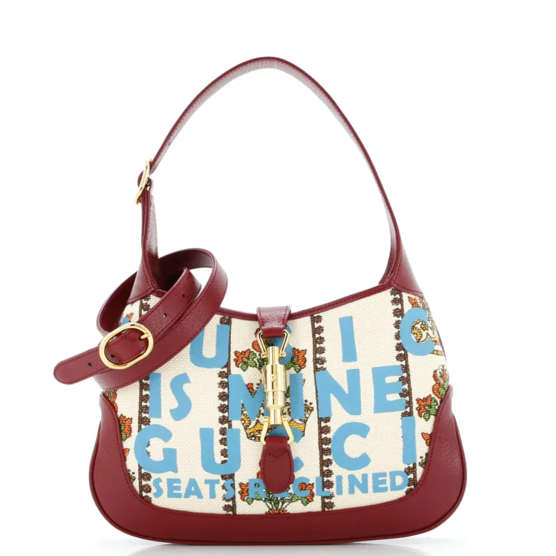 Pre-Loved Gucci 100 Jackie 1961 Hobo Limited Edition Canvas Small sold by Zulily