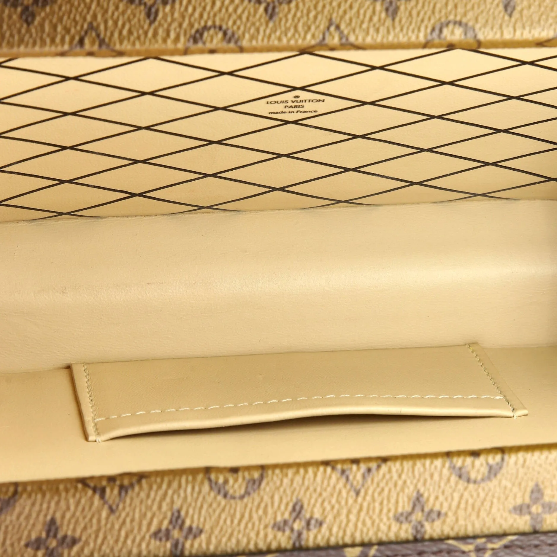 Pre-Loved Louis Vuitton Petite Malle Handbag Reverse Monogram Canvas sold by Zulily product image thumbnail 5