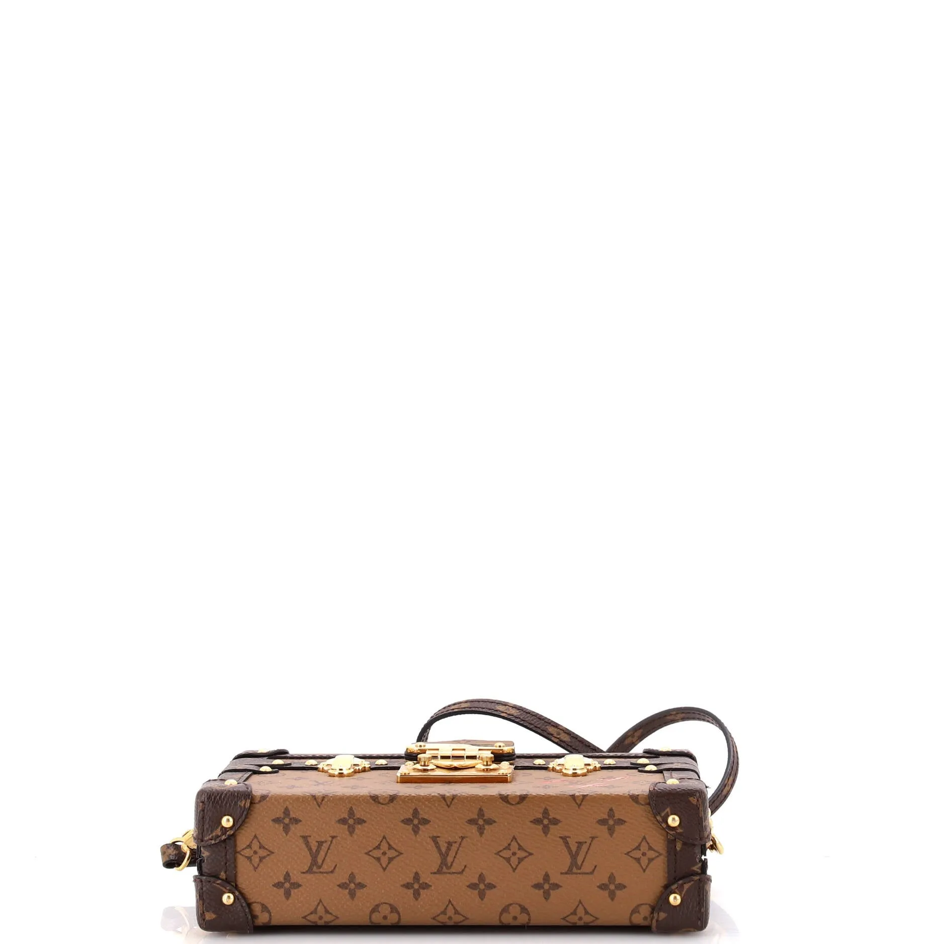 Pre-Loved Louis Vuitton Petite Malle Handbag Reverse Monogram Canvas sold by Zulily product image thumbnail 4