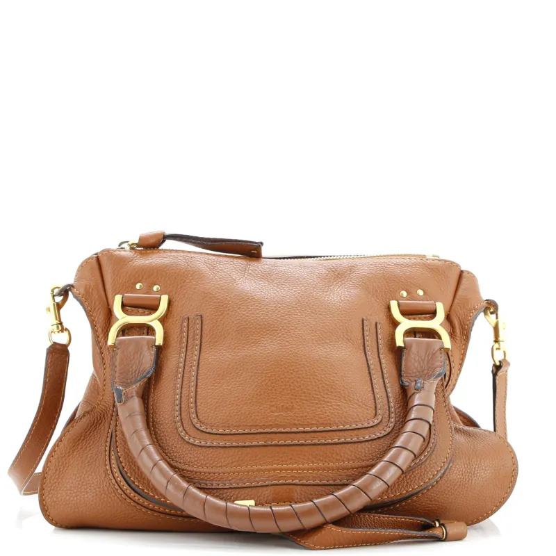 Pre-Loved Chloe Marcie Satchel Leather Medium sold by Zulily