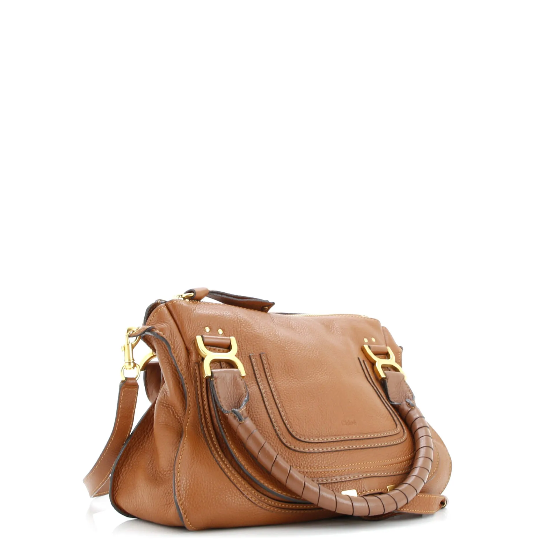 Pre-Loved Chloe Marcie Satchel Leather Medium sold by Zulily product image thumbnail 2