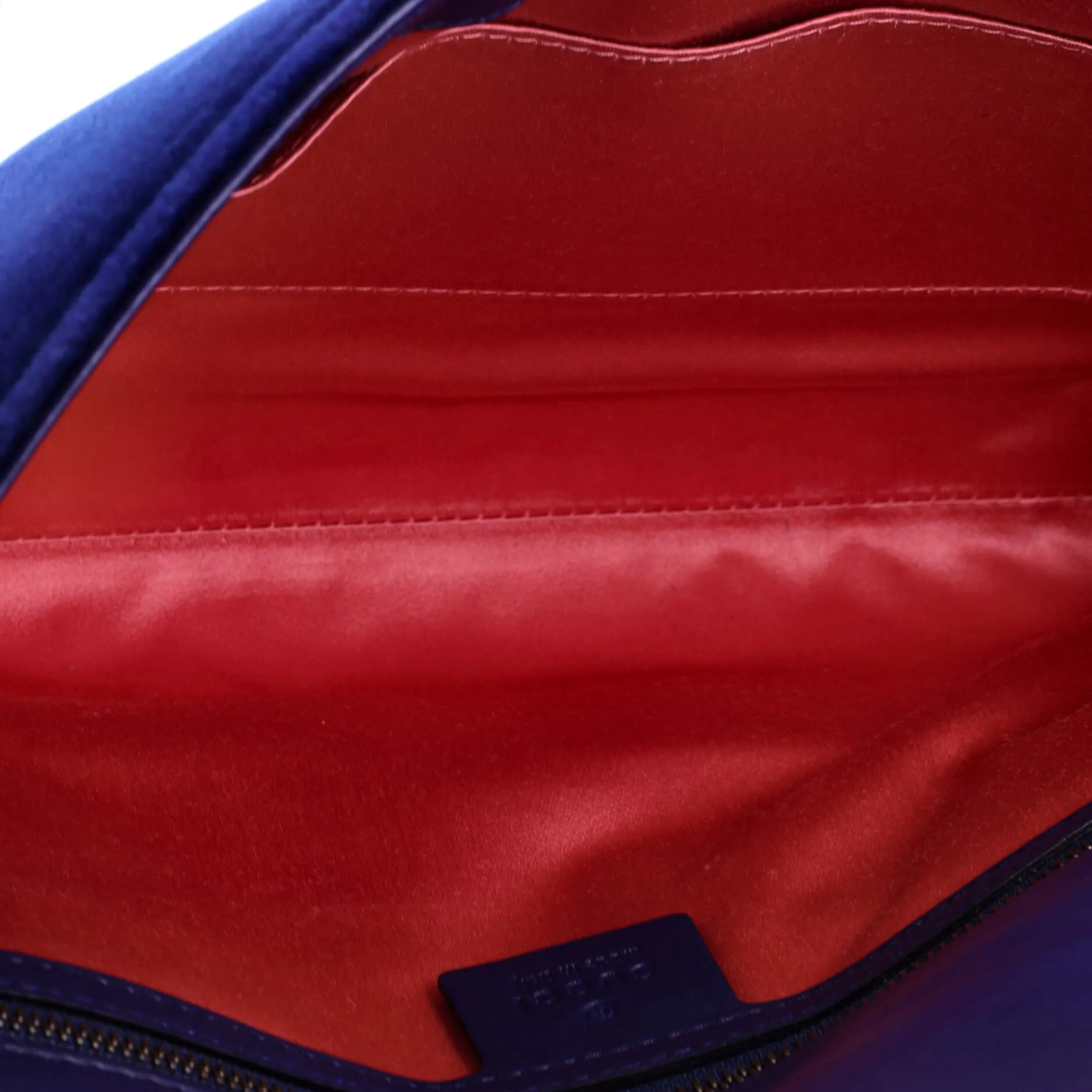 Pre-Loved Gucci GG Marmont Flap Clutch Matelasse Velvet sold by Zulily product image thumbnail 5