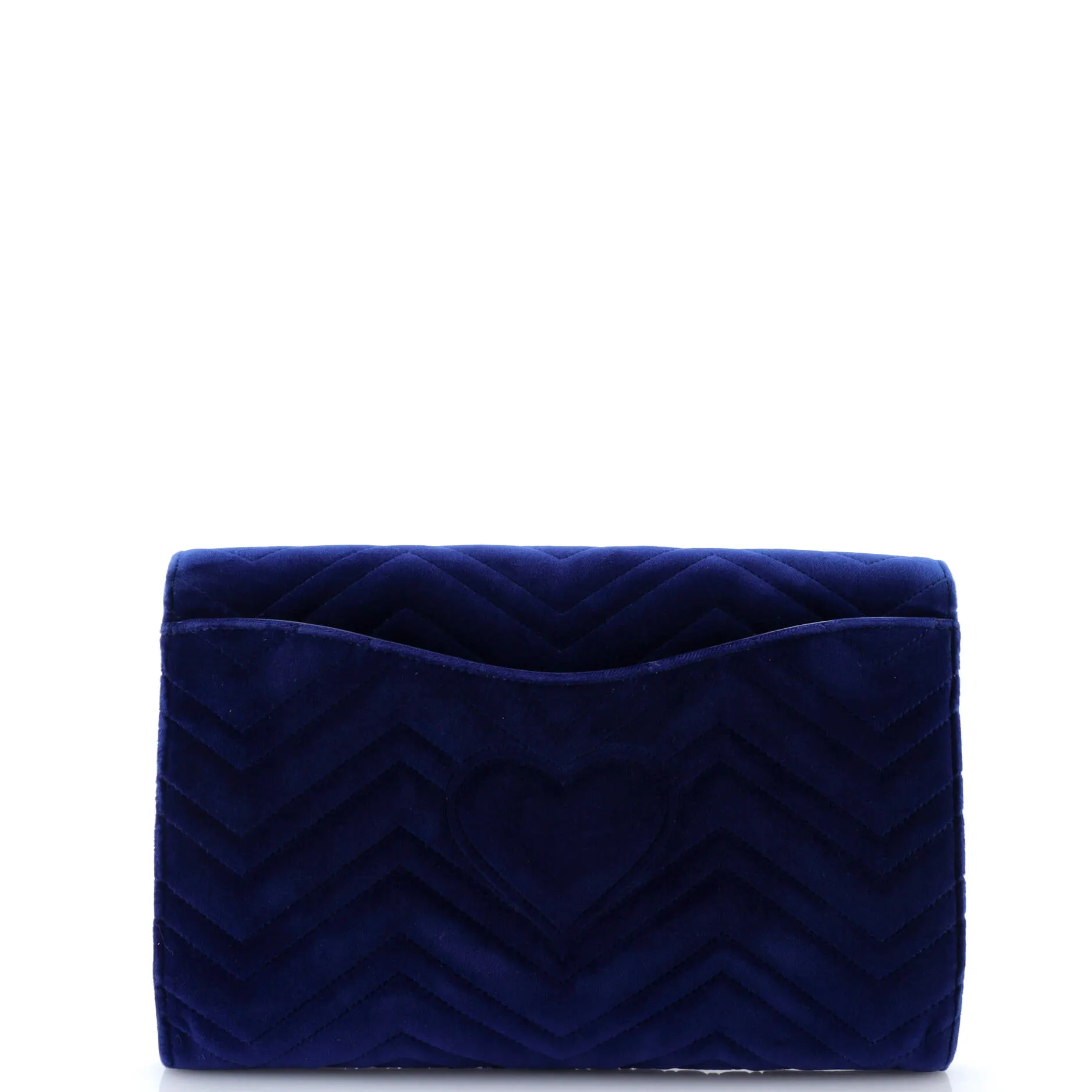 Pre-Loved Gucci GG Marmont Flap Clutch Matelasse Velvet sold by Zulily product image thumbnail 3