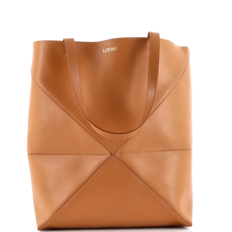 Pre-Loved Loewe Puzzle Fold Tote Leather XL sold by Zulily