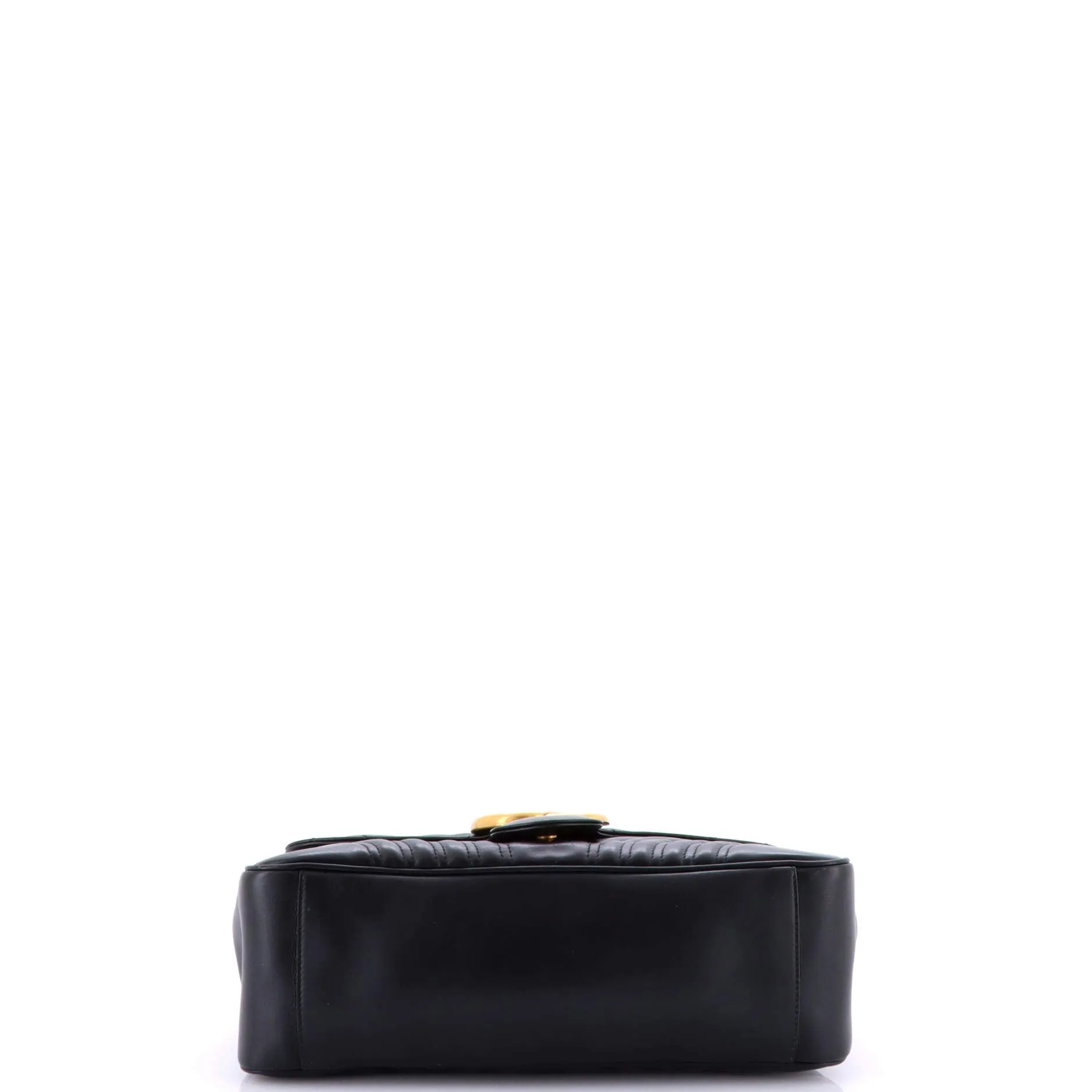 Pre-Loved Gucci GG Marmont Top Handle Flap Bag Matelasse Leather Medium sold by Zulily product image thumbnail 4