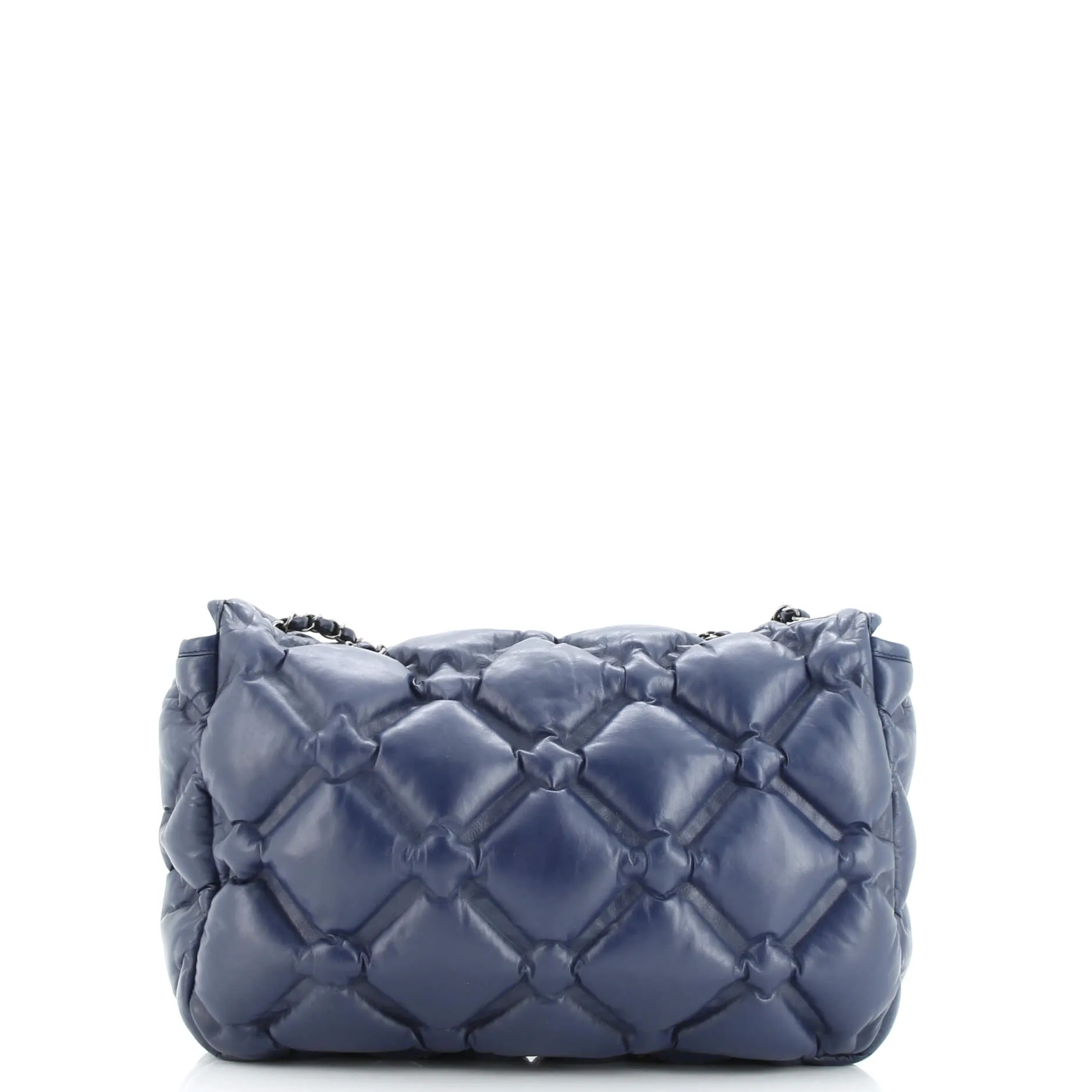 Pre-Loved Chanel Chesterfield Flap Bag Quilted Calfskin Medium sold by Zulily product image thumbnail 4