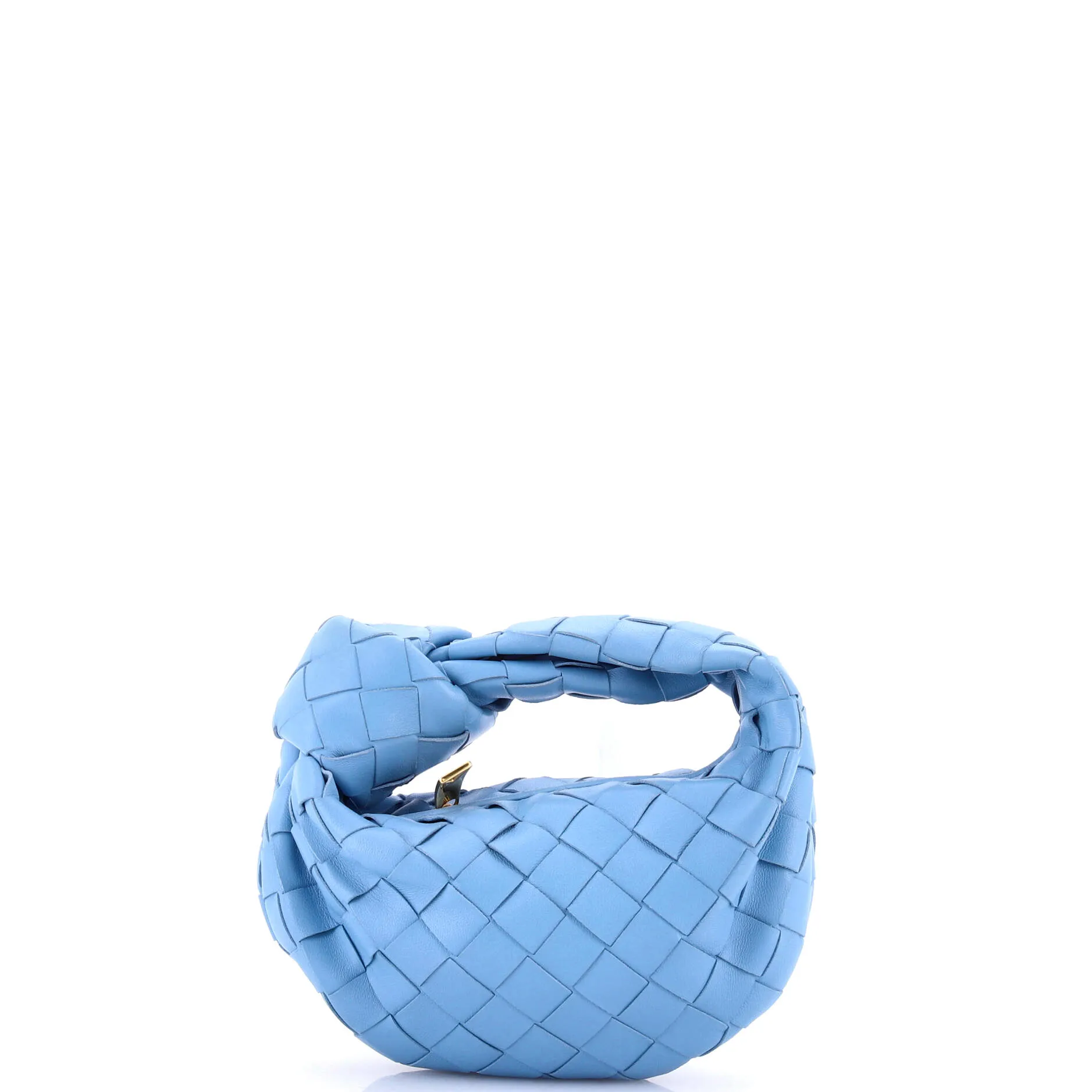 Pre-Loved Bottega Veneta BV Jodie Hobo Intrecciato Nappa Candy sold by Zulily