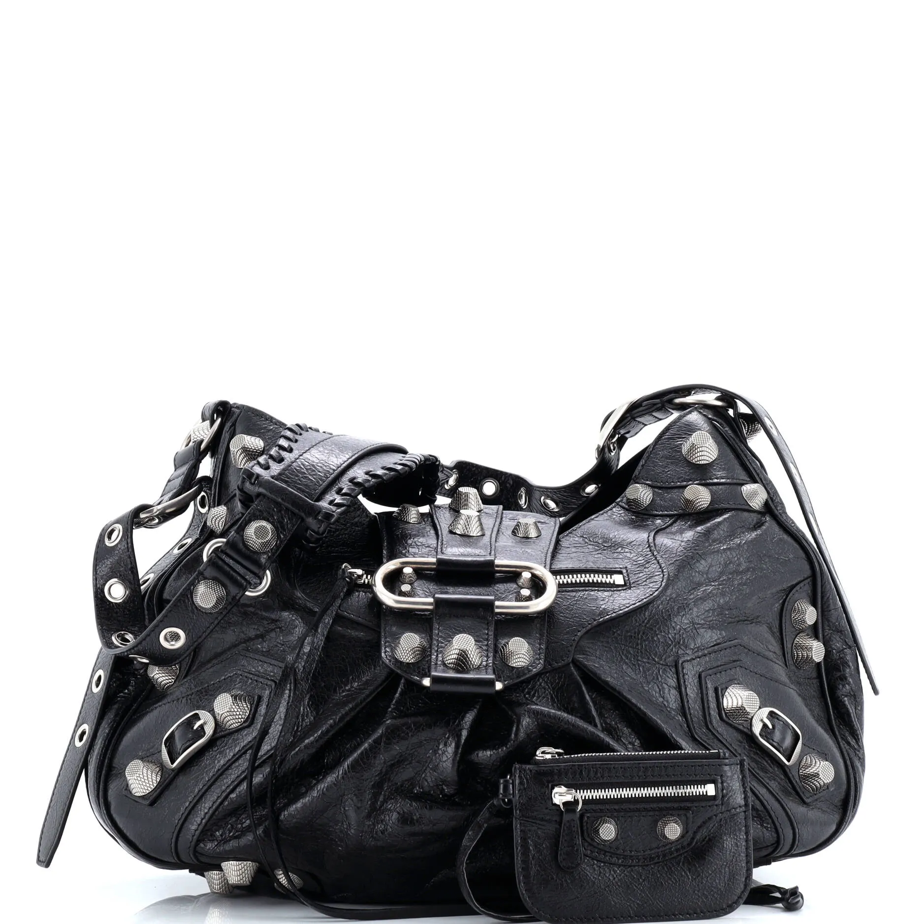 Pre-Loved Balenciaga Le Cagole Giant Studs Shoulder Bag Leather Medium sold by Zulily product image thumbnail 2