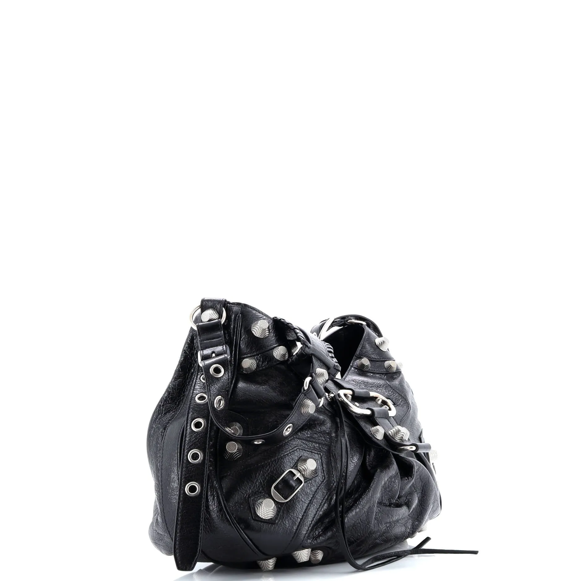 Pre-Loved Balenciaga Le Cagole Giant Studs Shoulder Bag Leather Medium sold by Zulily product image thumbnail 3