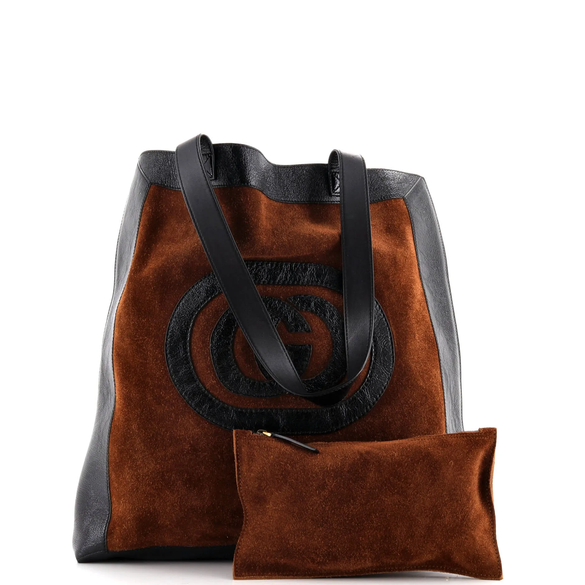 Pre-Loved Gucci Ophidia Soft Open Tote Suede Large sold by Zulily product image thumbnail 2