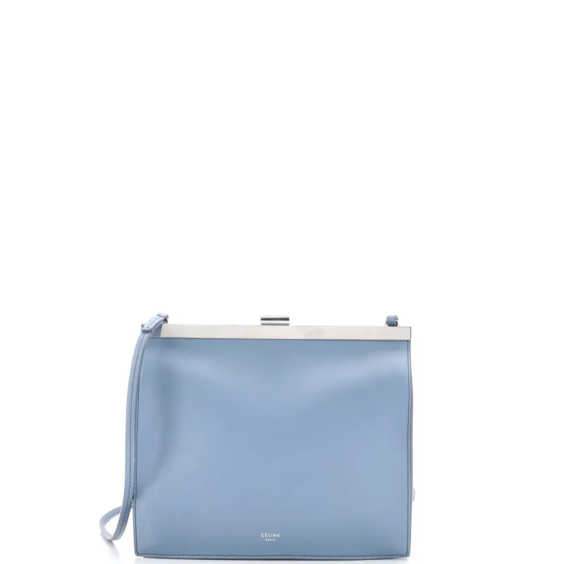 Pre-Loved Celine Clasp Crossbody Bag Leather Mini sold by Zulily