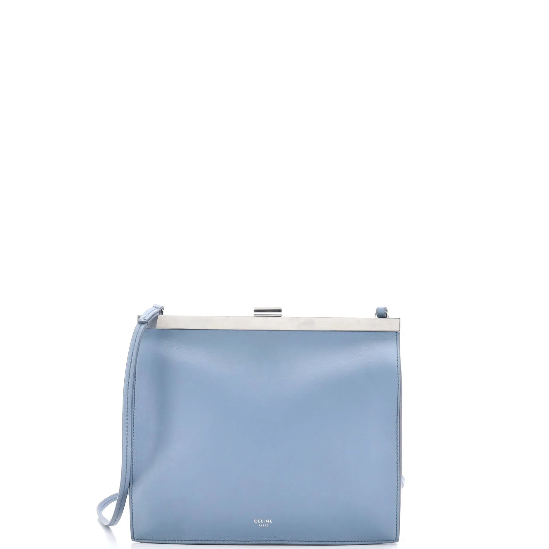 Pre-Loved Celine Clasp Crossbody Bag Leather Mini sold by Zulily