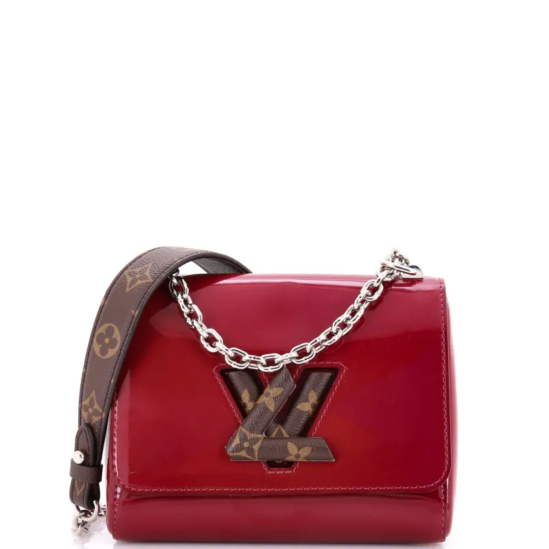 Pre-Loved Louis Vuitton Twist Handbag Vernis with Monogram Canvas PM sold by Zulily