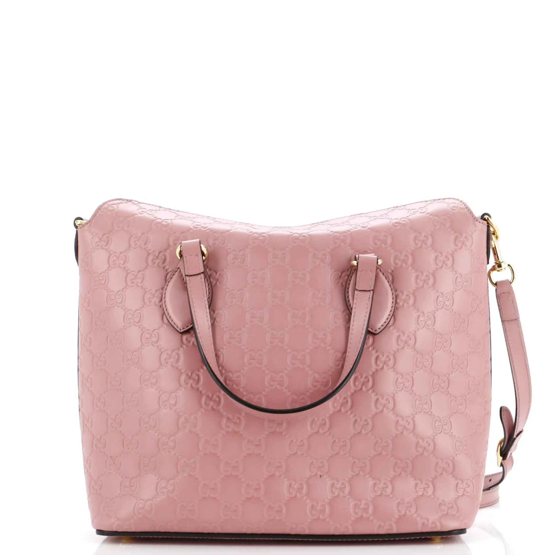 Pre-Loved Gucci Signature Fold Over Tote Guccissima Leather Medium sold by Zulily product image thumbnail 3