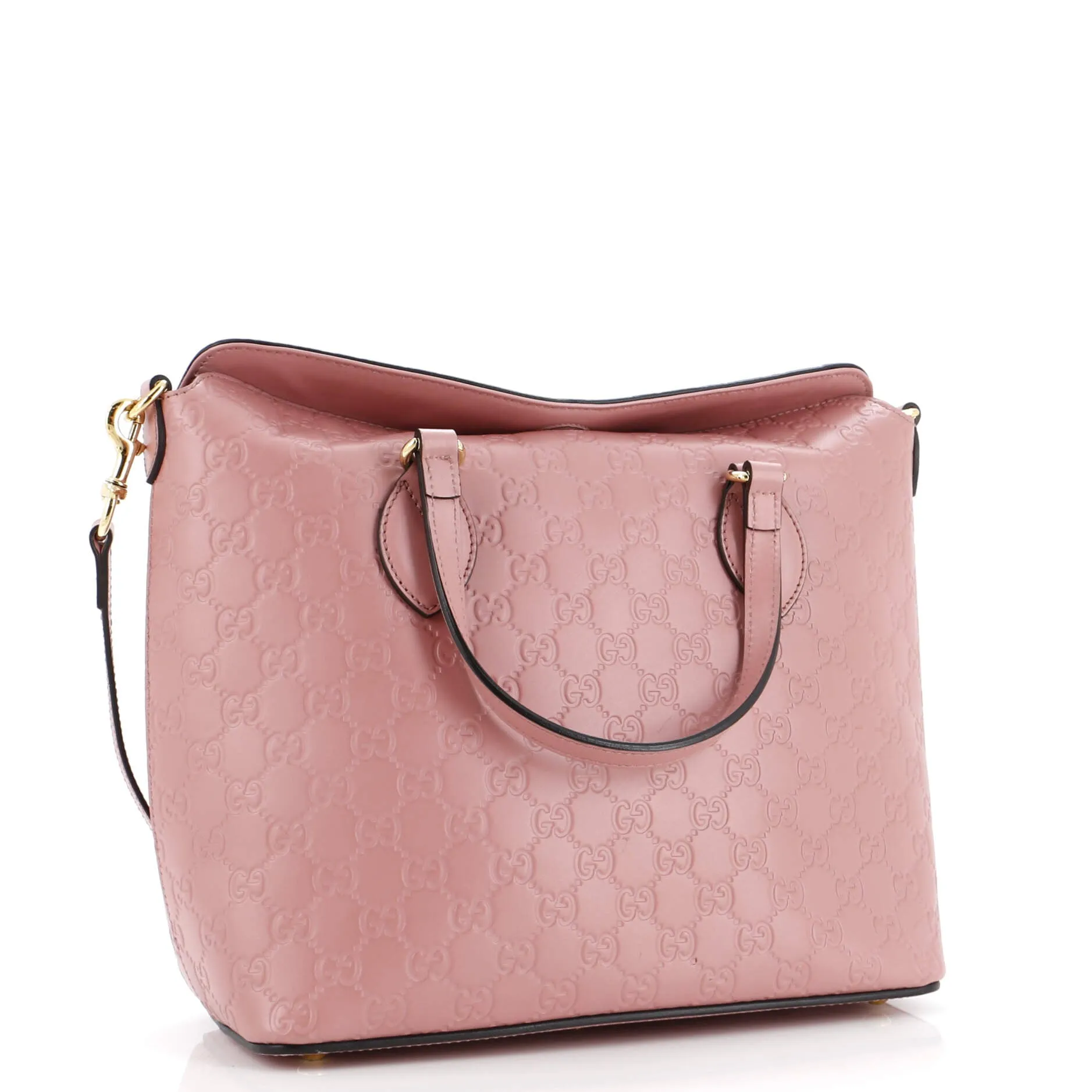 Pre-Loved Gucci Signature Fold Over Tote Guccissima Leather Medium sold by Zulily product image thumbnail 2
