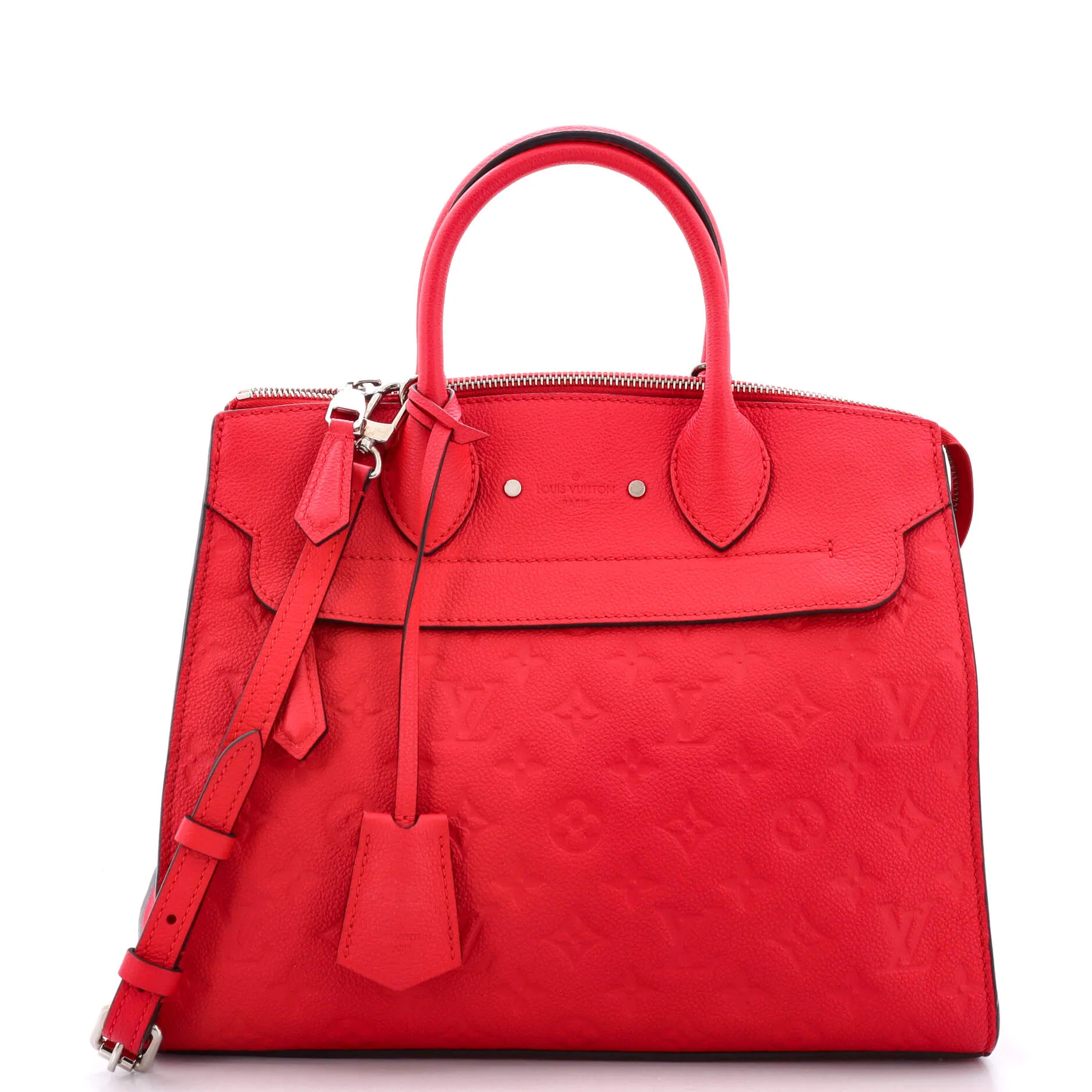 Pre-Loved Louis Vuitton Pont Neuf Handbag Monogram Empreinte Leather MM sold by Zulily