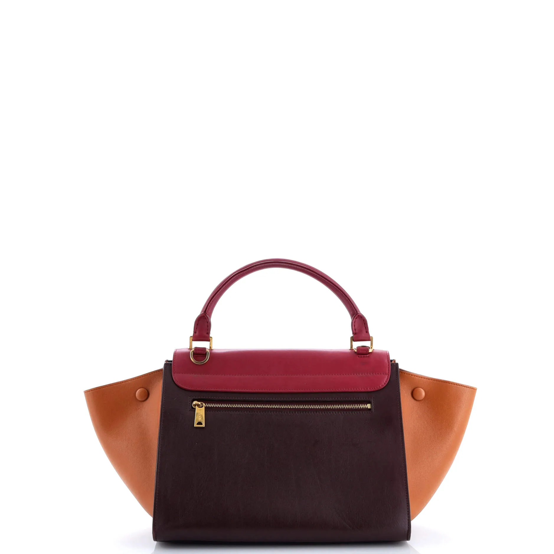 Pre-Loved Celine Tricolor Trapeze Bag Leather Small sold by Zulily product image thumbnail 3