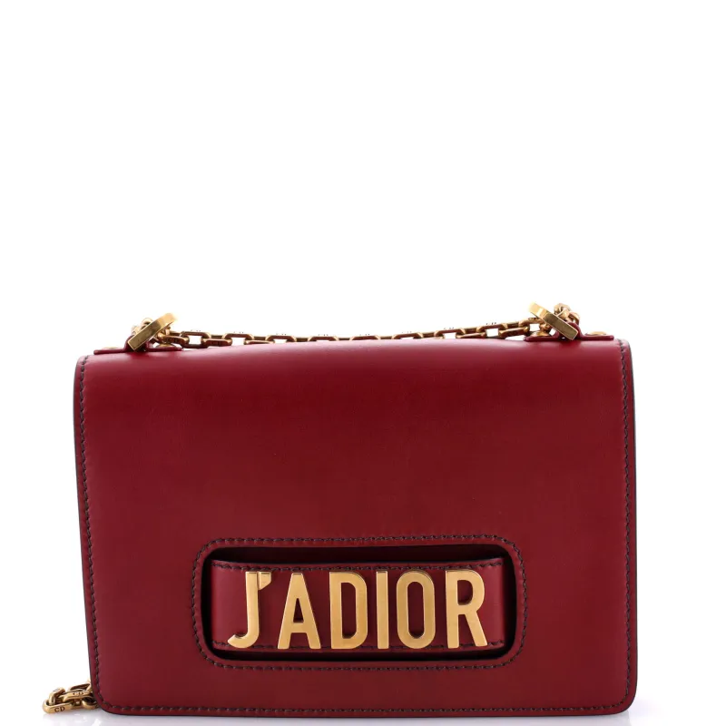 Pre-Loved Christian Dior J'Adior Flap Bag Leather Medium sold by Zulily