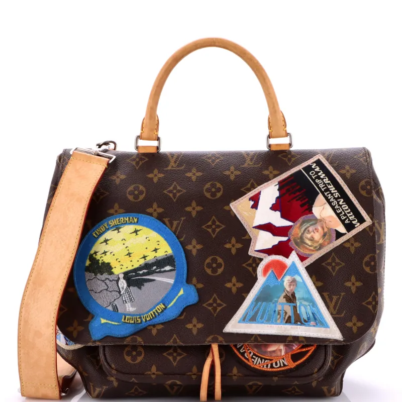 Pre-Loved Louis Vuitton Cindy Sherman Camera Messenger Bag Patch Embellished Monogram Canvas made by Louis Vuitton