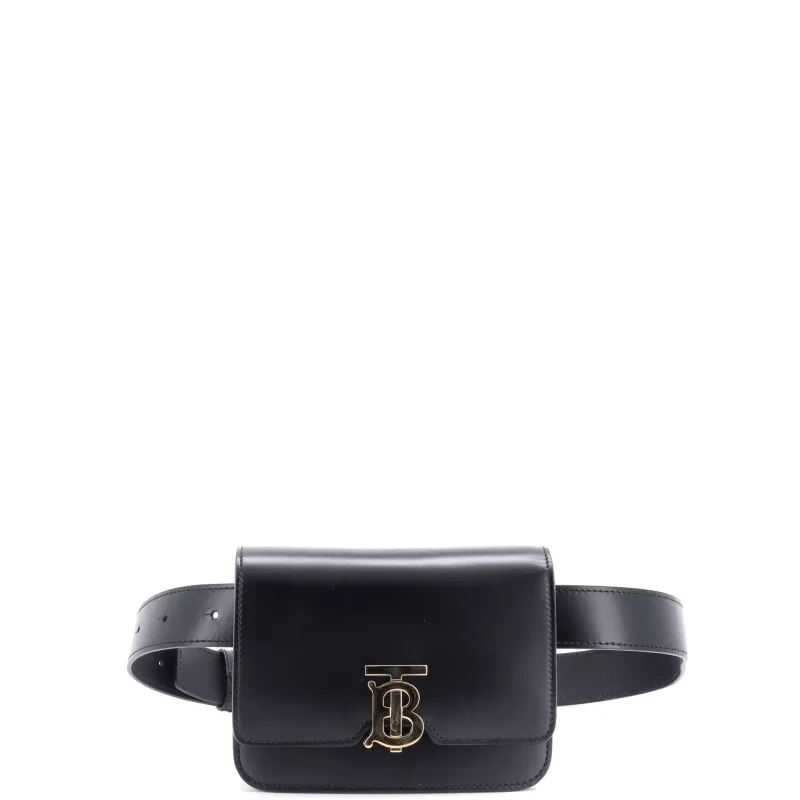 Pre-Loved Burberry TB Belt Bag Leather sold by Zulily