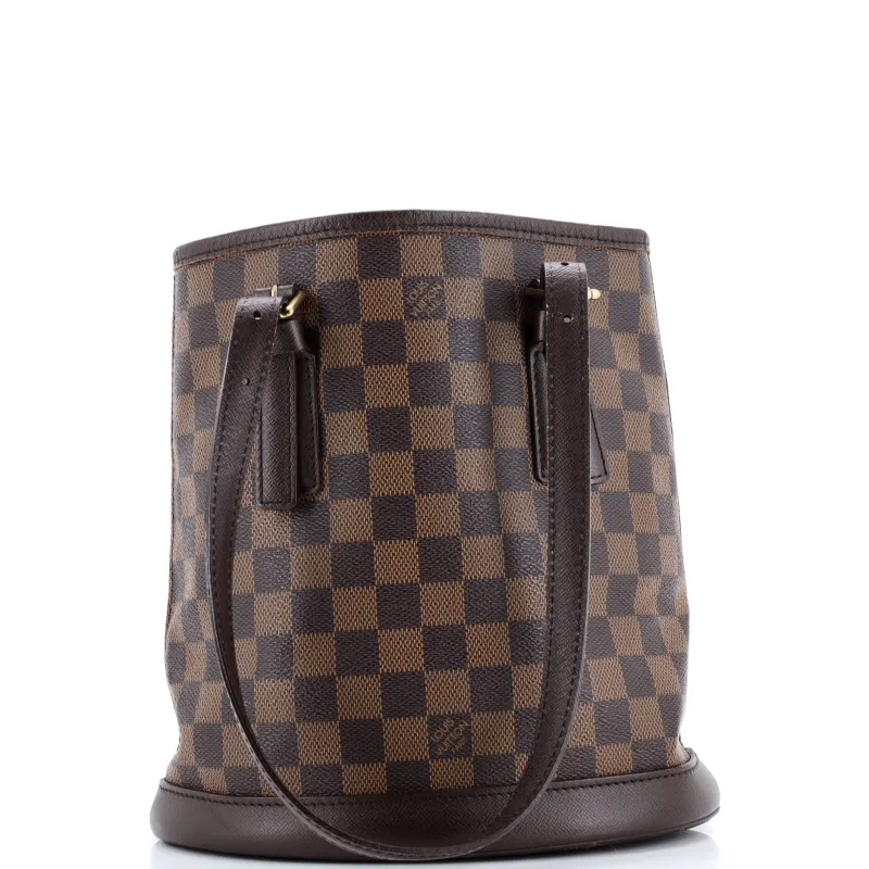 Pre-Loved Louis Vuitton Marais Bucket Bag Damier sold by Zulily