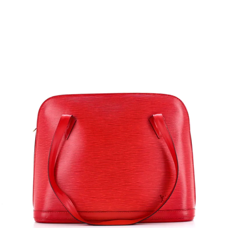 Pre-Loved Louis Vuitton Lussac Handbag Epi Leather sold by Zulily