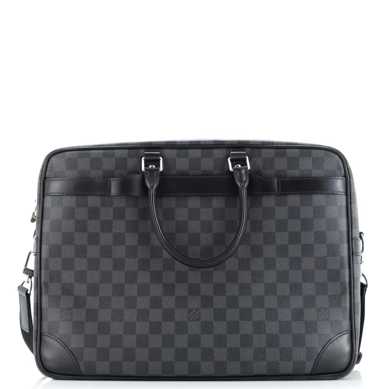 Pre-Loved Louis Vuitton Porte-Documents Voyage Briefcase Damier Graphite GM sold by Zulily