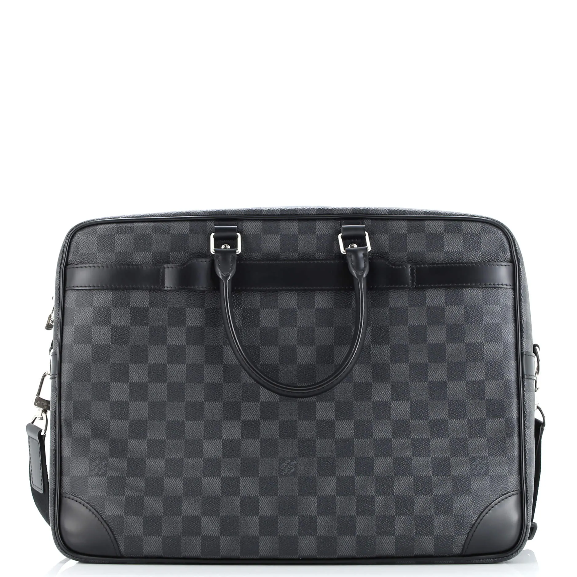 Pre-Loved Louis Vuitton Porte-Documents Voyage Briefcase Damier Graphite GM sold by Zulily