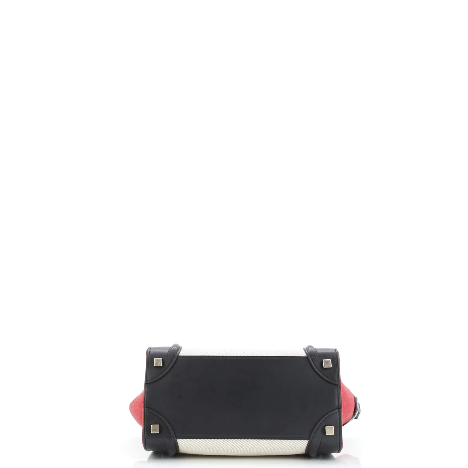 Pre-Loved Celine Tricolor Luggage Bag Canvas and Leather Micro sold by Zulily product image thumbnail 4