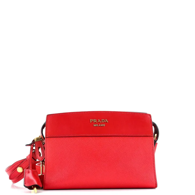 Pre-Loved Prada Esplanade Crossbody Bag Saffiano with City Calf Small sold by Zulily