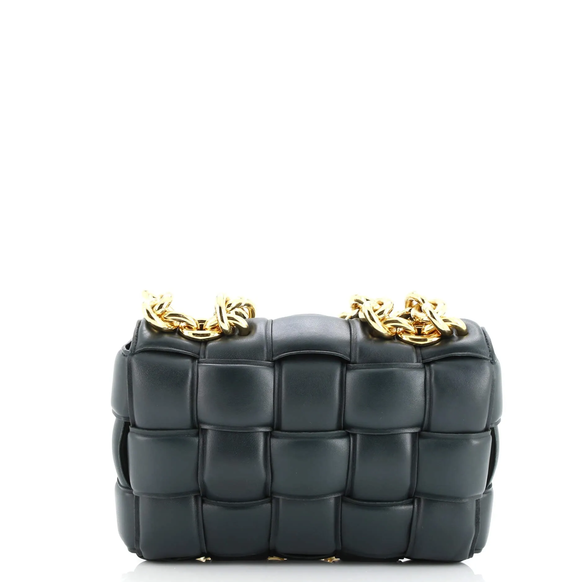 Pre-Loved Bottega Veneta Cassette Chain Crossbody Bag Padded Maxi Intrecciato Leather sold by Zulily product image thumbnail 3