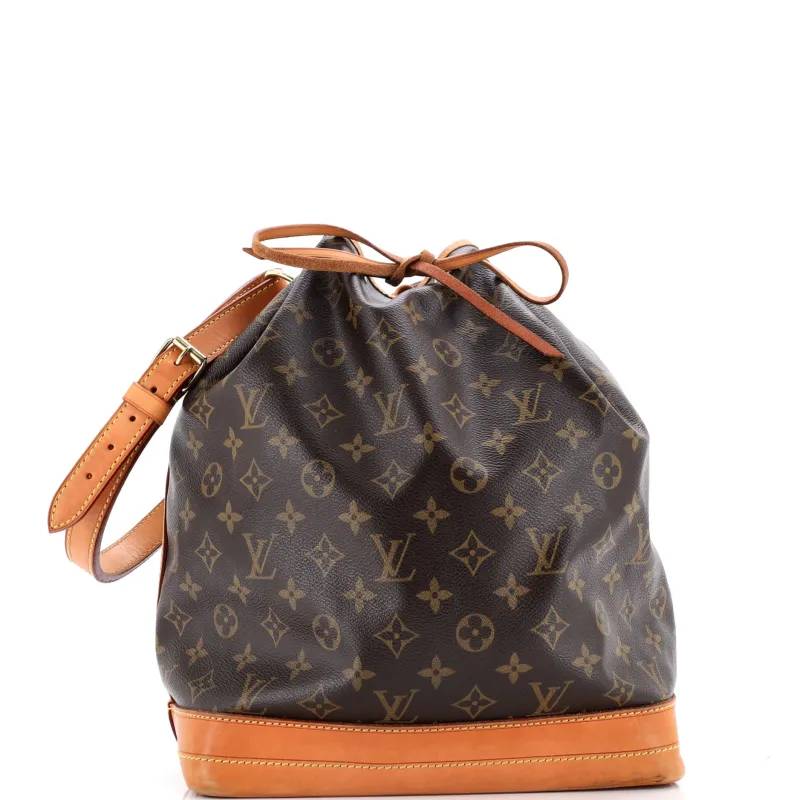 Pre-Loved Louis Vuitton Noe Handbag Monogram Canvas Large sold by Zulily