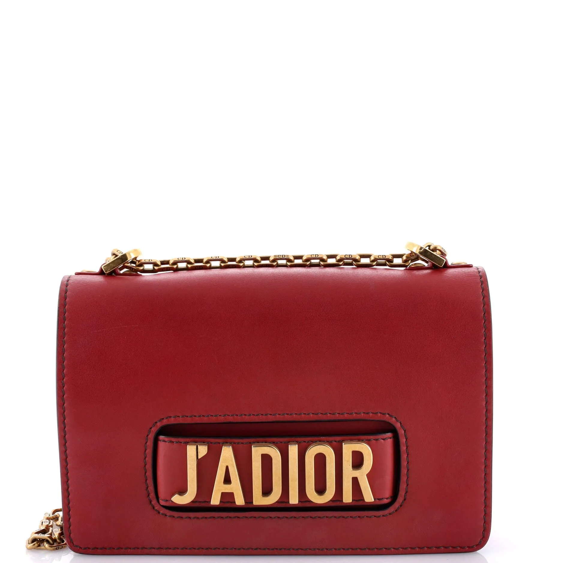 Pre-Loved Christian Dior J'Adior Flap Bag Leather Medium sold by Zulily
