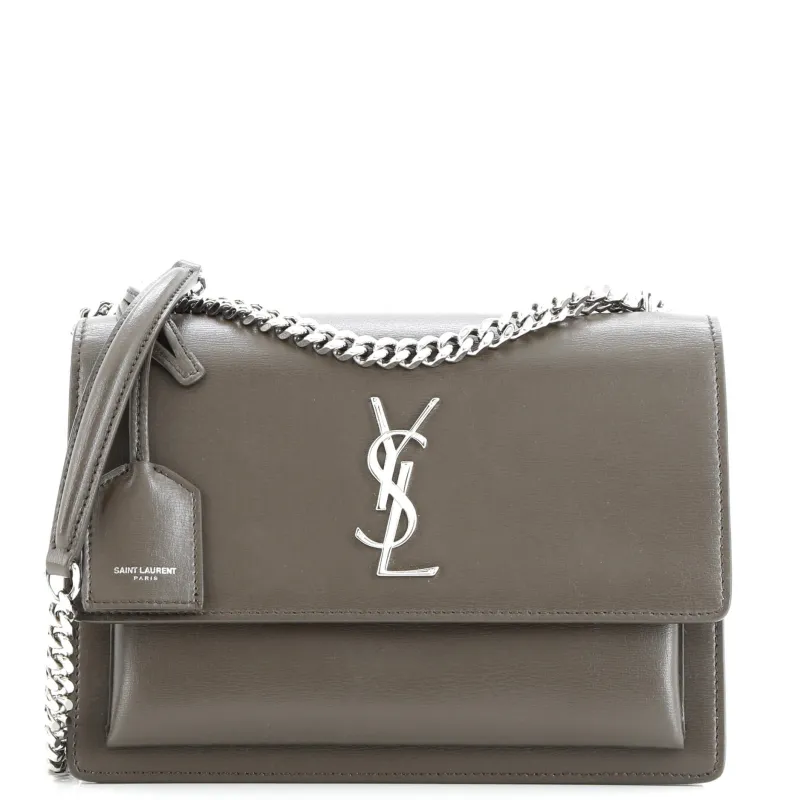 Pre-Loved Saint Laurent Sunset Crossbody Bag Leather Medium sold by Zulily