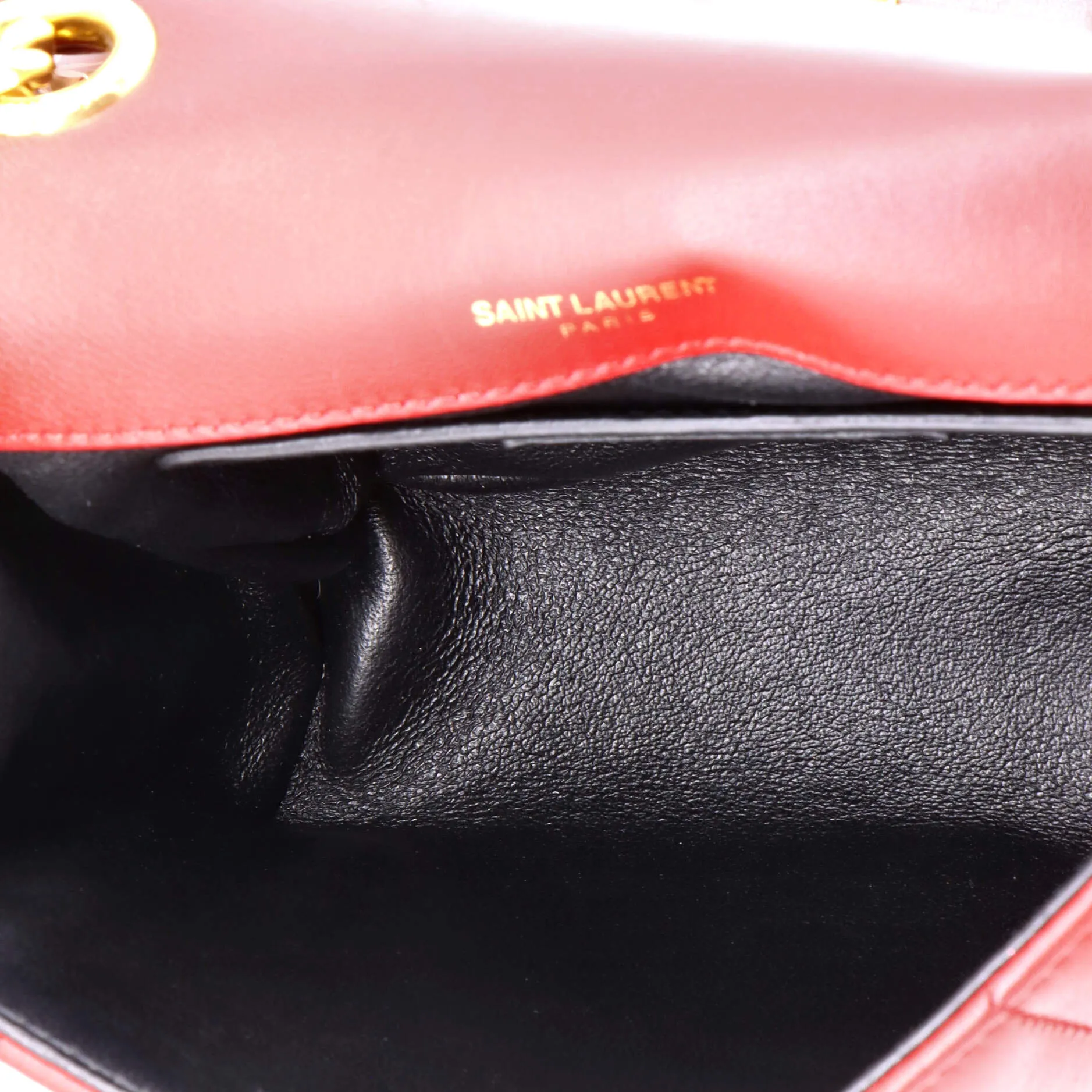 Pre-Loved Saint Laurent Vicky Crossbody Bag Vertical Quilted Leather Small sold by Zulily product image thumbnail 5